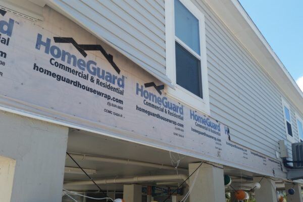 modular home affected by hurricane