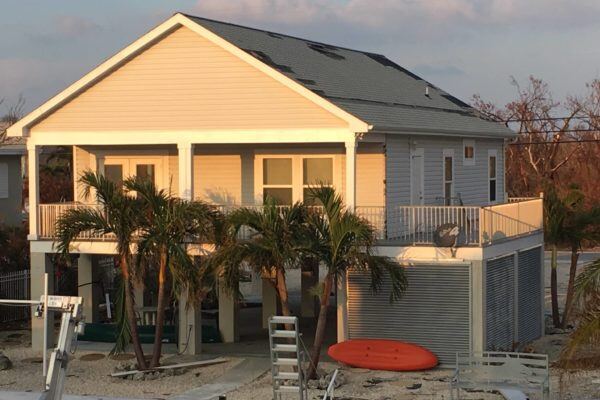 modular home affected by hurricane