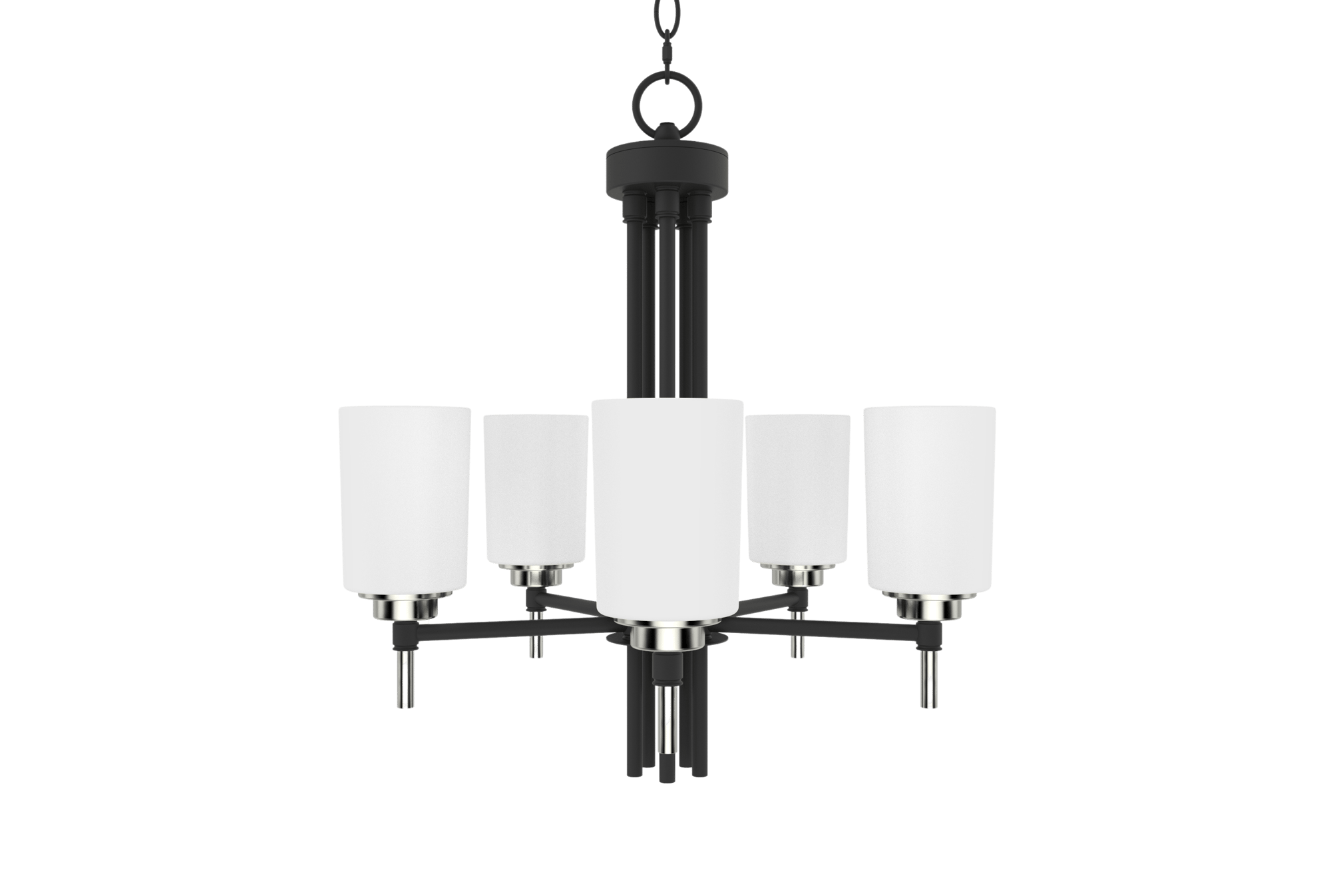 Pipeline 5 Light Chandelier - Edited